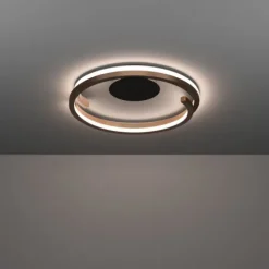 Candeeiro de teto LED com anéis metálicos entrelaçados MEZZOMONTE EGLO 901825