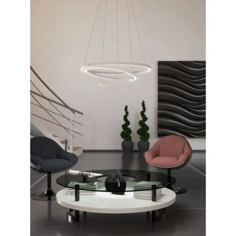 Candeeiro de teto LED com anéis ajustáveis LOBINERO-Z EGLO 900478