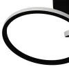 Candeeiro de teto LED com anéis inclinados preto mate CONGIUNTI EGLO 902144