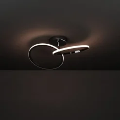 Candeeiro de teto LED com anéis luminosos CONGIUNTI EGLO 902145