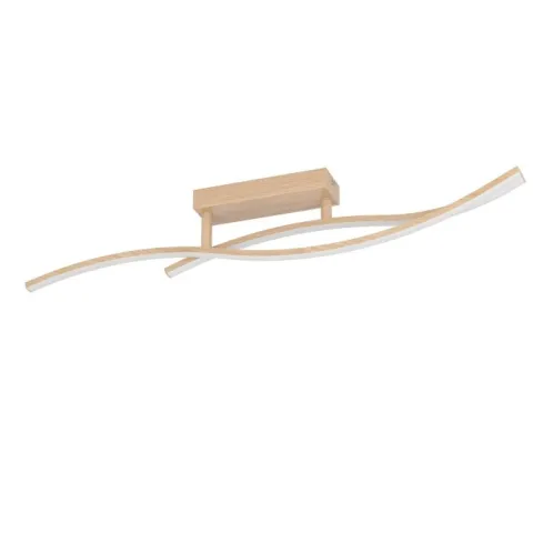 Candeeiro de teto LED com aparência de madeira GRISOLIA EGLO 901211