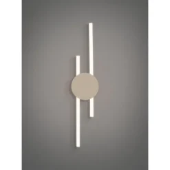 Candeeiro de teto LED com braços lineares em alumínio areia VENTICELLO EGLO 902126