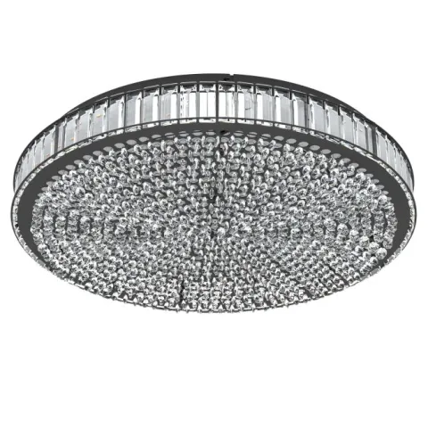 Candeeiro de teto LED com cristais transparentes BALPARDA EGLO 390249