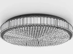 Candeeiro de teto LED com cristais transparentes BALPARDA EGLO 390249