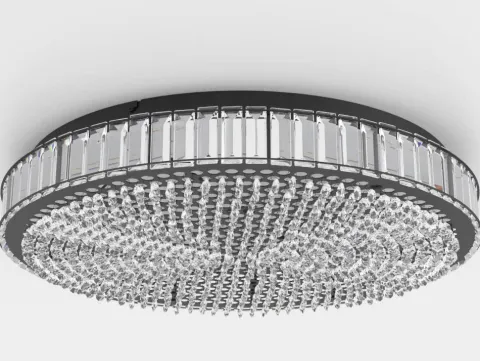Candeeiro de teto LED com cristais transparentes BALPARDA EGLO 390249