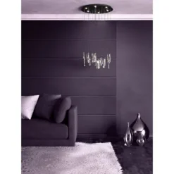 Candeeiro de teto LED com cristais transparentes SARDENARA EGLO 390209