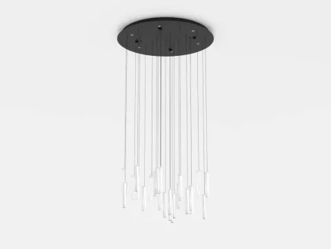 Candeeiro de teto LED com cristais transparentes SARDENARA EGLO 390209