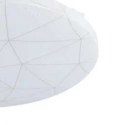 Candeeiro de teto LED com design geométrico dourado RENDE EGLO 900612