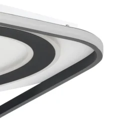 Candeeiro de teto LED com formas geométricas BENALAURIA EGLO 39864