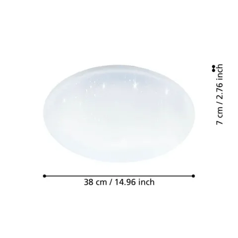 Candeeiro de teto LED com iluminação inteligente TOTARI-Z EGLO 900636