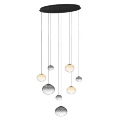 Candeeiro de teto LED com 8 lâmpadas PANTOJA EGLO 390483
