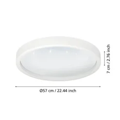 Candeeiro de teto LED com luz ajustável e efeito cintilante MONTEMORELOS-Z EGLO 900409