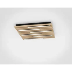 Candeeiro de Teto LED com Madeira Natural MARREIRA EGLO 390427