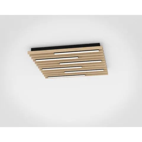 Candeeiro de Teto LED com Madeira Natural MARREIRA EGLO 390427