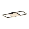 Candeeiro de teto LED com molduras quadradas preto MACELLARA EGLO 390019
