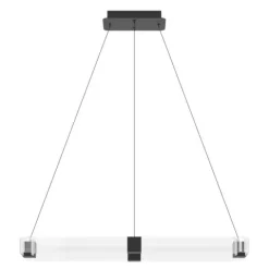 Candeeiro de teto LED com perfis ovais transparentes MOGETONELLO EGLO 39909