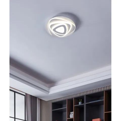 Candeeiro de teto LED com superfície redonda branca PALAGIANO EGLO 900864