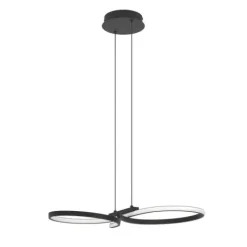 Candeeiro de teto LED elegante e curvo SERPINS EGLO 901267