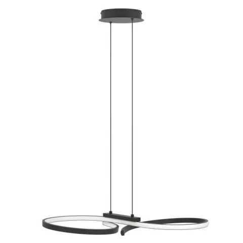 Candeeiro de teto LED elegante e curvo SERPINS EGLO 901267