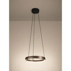 Candeeiro de teto LED em anel bronze com controlo táctil TRABUCO EGLO 390449
