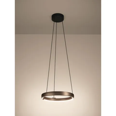 Candeeiro de teto LED em anel bronze com controlo táctil TRABUCO EGLO 390449
