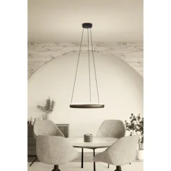 Candeeiro de teto LED em anel bronze com controlo táctil TRABUCO EGLO 390449
