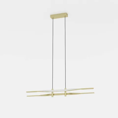 Candeeiro de teto LED em latão escovado COLMEAL EGLO 901226
