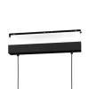 Candeeiro de teto LED preto com madeira BOYAL EGLO 901714