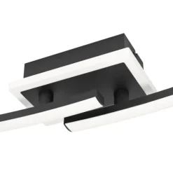 Candeeiro de teto LED preto e branco LUNGOLAGO EGLO 901217