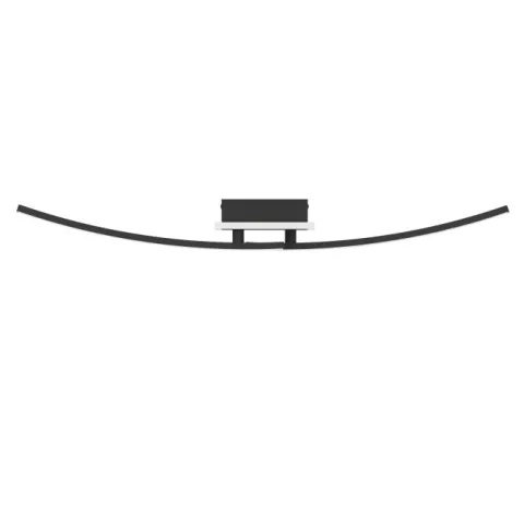 Candeeiro de teto LED preto e branco LUNGOLAGO EGLO 901217