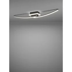 Candeeiro de teto LED preto e branco LUNGOLAGO EGLO 901217