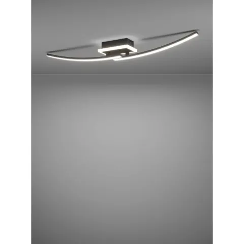 Candeeiro de teto LED preto e branco LUNGOLAGO EGLO 901217