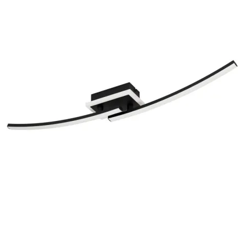 Candeeiro de teto LED preto e branco LUNGOLAGO EGLO 901217