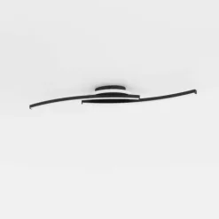 Candeeiro de teto LED preto e branco LUNGOLAGO EGLO 901218