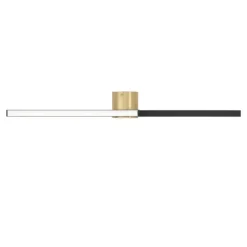 Candeeiro de teto LED preto e latão escovado AIETA EGLO 901216