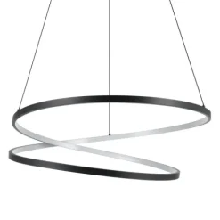 Candeeiro de teto LED preto RUOTALE EGLO 901138