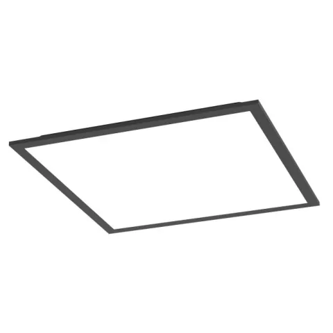Candeeiro de teto LED quadrado preto mate MORADILLO-Z EGLO 901506