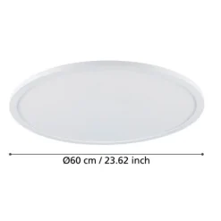 Candeeiro de teto LED redondo branco SARSINA-Z EGLO 900759