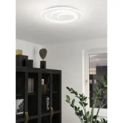 Candeeiro de teto LED redondo branco PALAGIANO EGLO 32053