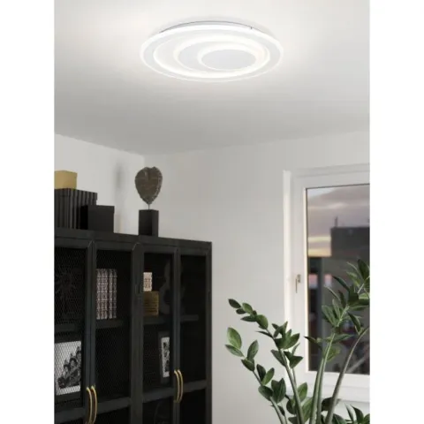 Candeeiro de teto LED redondo branco PALAGIANO EGLO 32053