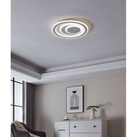 Candeeiro de teto LED redondo branco PALAGIANO EGLO 32053