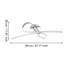 Candeeiro de teto LED SELVINA EGLO 96329
