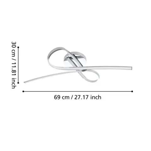 Candeeiro de teto LED SELVINA EGLO 96329