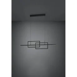 Candeeiro de teto LED suspenso com design geométrico PUEBLA EGLO 39797