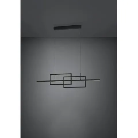 Candeeiro de teto LED suspenso com design geométrico PUEBLA EGLO 39797