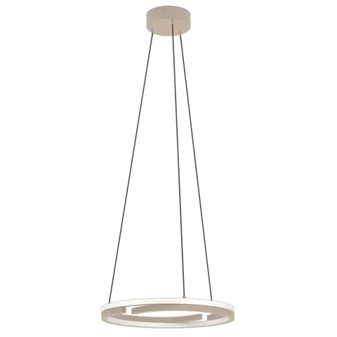Candeeiro de teto Mezzomonte, bege, iluminação inteligente ajustável - Eglo