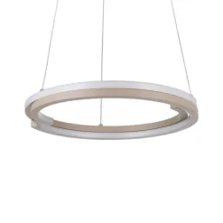 Candeeiro de teto Mezzomonte, bege, iluminação inteligente ajustável - Eglo