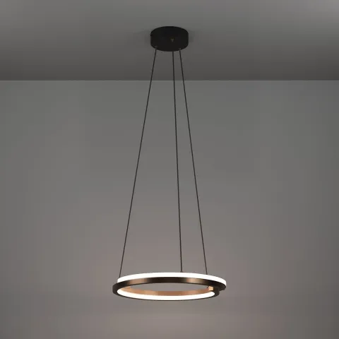 Candeeiro de teto Mezzomonte, bronze, com iluminação inteligente ajustável - Eglo