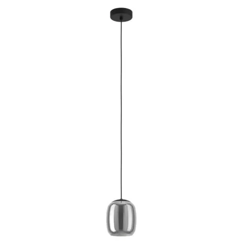 Candeeiro de teto moderno com vidro cinzento-transparente CIAMPINO EGLO 901722