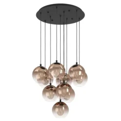 Candeeiro de teto moderno com globos de vidro ARISCANI 1 EGLO 901926